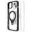 TLEGEND DX MAG Military Grade Phone Case for iPhone 14 Plus, Shockproof TPU + PC Protetive Back Cover with Camera Frame Support Wireless Charging - Black - 3