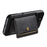 SUTENI M4 For iPhone 16 Pro Magnetic Case with Card Holder Cowhide Texture Leather Back Cover - Black - 4