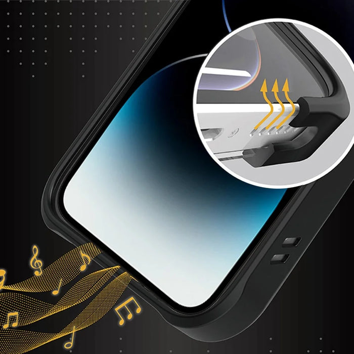TLEGEND DX MAG Magnetic Phone Case for iPhone 14 Pro Max, Military Grade Drop-proof TPU + PC Phone Cover with Camera Frame - Black - 5