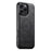 SUTENI M5 For iPhone 16 Pro Magnetic Case with Card Bag Cowhide Texture Leather Phone Back Cover - Black - 6