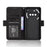 For Nothing Phone (3a) Leather Case Phone Wallet Cover with Multiple Card Slots - Black - 6