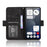 For Nothing Phone (3a) Pro Leather Case Phone Wallet Cover with Multiple Card Slots - Black - 5