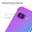 ENKAY For Google Pixel 9a TPU Case  Thickened Four Corner Drop-proof Phone Back Cover - Purple / Blue - 4