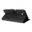 For Samsung Galaxy A36 5G Case Wallet Stand View PU Leather Phone Cover - Black - 3