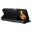 For ZTE nubia Music 2 Case Wallet Rhombus Imprinted Leather Phone Cover - Black - 5