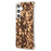 For Samsung Galaxy S25 Phone Magnetic Case Embossed Pattern PC Mobile Cover - Granule Black - 1