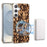 For Samsung Galaxy S25 Phone Magnetic Case Embossed Pattern PC Mobile Cover - Granule Black - 2