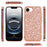 For iPhone 17e / 16e Case TPU + PC Sparkling Glitter Phone Back Cover - Rose Gold - 4