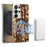 For Samsung Galaxy S25 Ultra Phone Magnetic Case Embossed Pattern PC Mobile Cover - Granule Black - 2