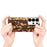 For Samsung Galaxy S25 Ultra Phone Magnetic Case Embossed Pattern PC Mobile Cover - Granule Black - 7