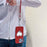For iPhone 16 Pro Max Case with Strap, Mirror TPU + PC Sparkling Glitter Phone Back Cover - Red - 4