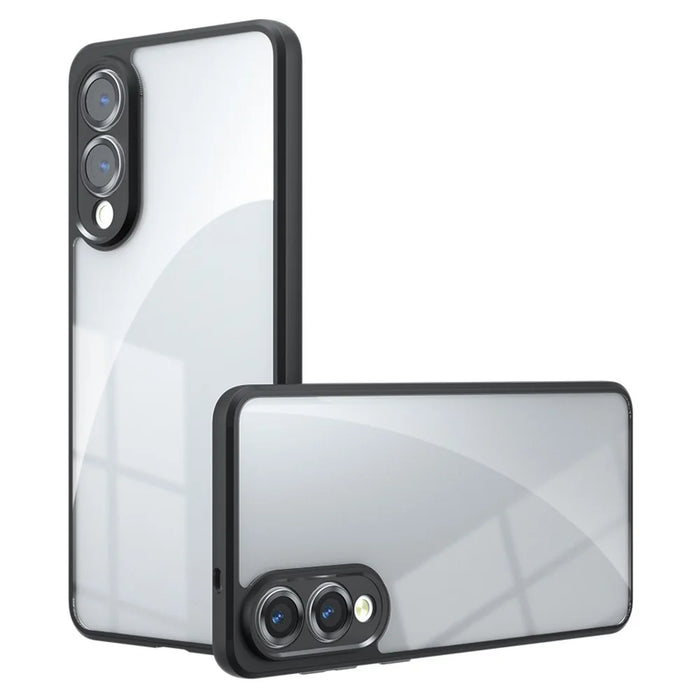 For Samsung Galaxy S25 Edge Case TPU + PC Shockproof Clear Phone Cover - 1
