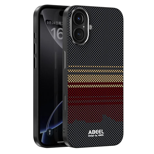 ABEEL For iPhone 16 Case Compatible with MagSafe Ultra Slim PC TPU Phone Back Cover - Sunrise - 1