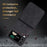 AZNS For Samsung Galaxy Z Flip4 5G Imprinted Pattern Folding Phone Case PU Leather Coated Hard PC Back Cover - Brown - 7