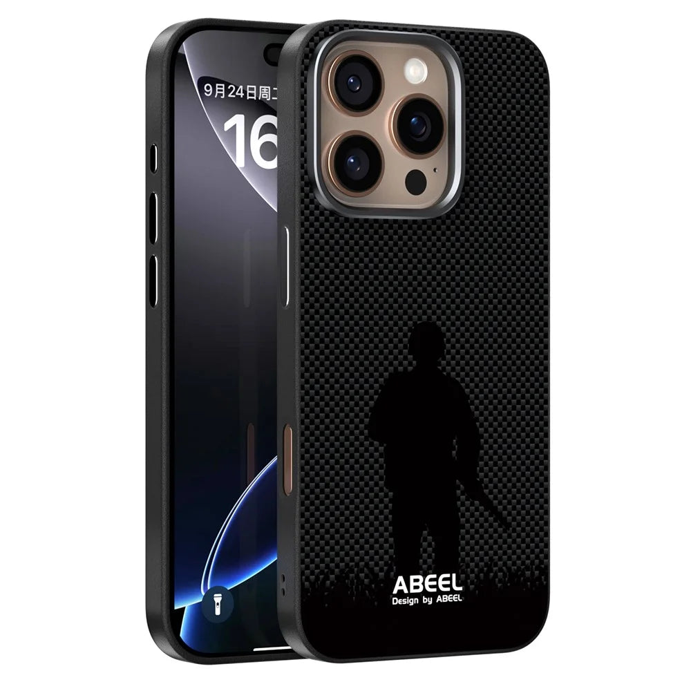 ABEEL For iPhone 16 Pro Case Compatible with MagSafe Ultra Slim PC TPU Phone Back Cover - Warrior - 1