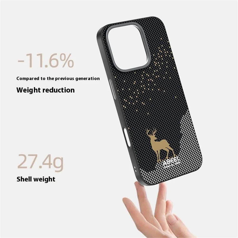ABEEL For iPhone 16 Pro Case Compatible with MagSafe Ultra Slim PC TPU Phone Back Cover - Warrior - 4