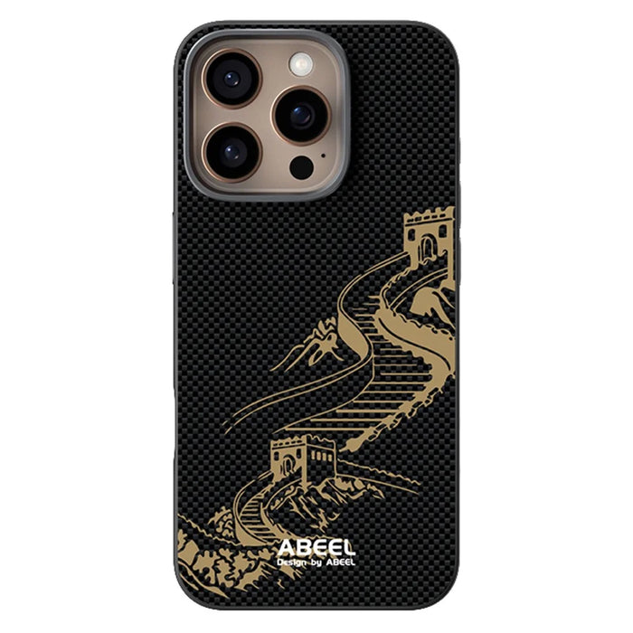 ABEEL For iPhone 16 Pro Max Case Compatible with MagSafe Ultra Slim PC TPU Phone Back Cover - The Great Wall - 2