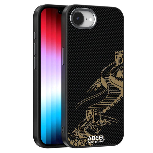 ABEEL For iPhone 17e / 16e Case Compatible with MagSafe Ultra Slim PC TPU Phone Back Cover - The Great Wall - 1
