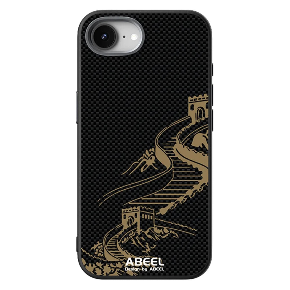 ABEEL For iPhone 17e / 16e Case Compatible with MagSafe Ultra Slim PC TPU Phone Back Cover - The Great Wall - 2