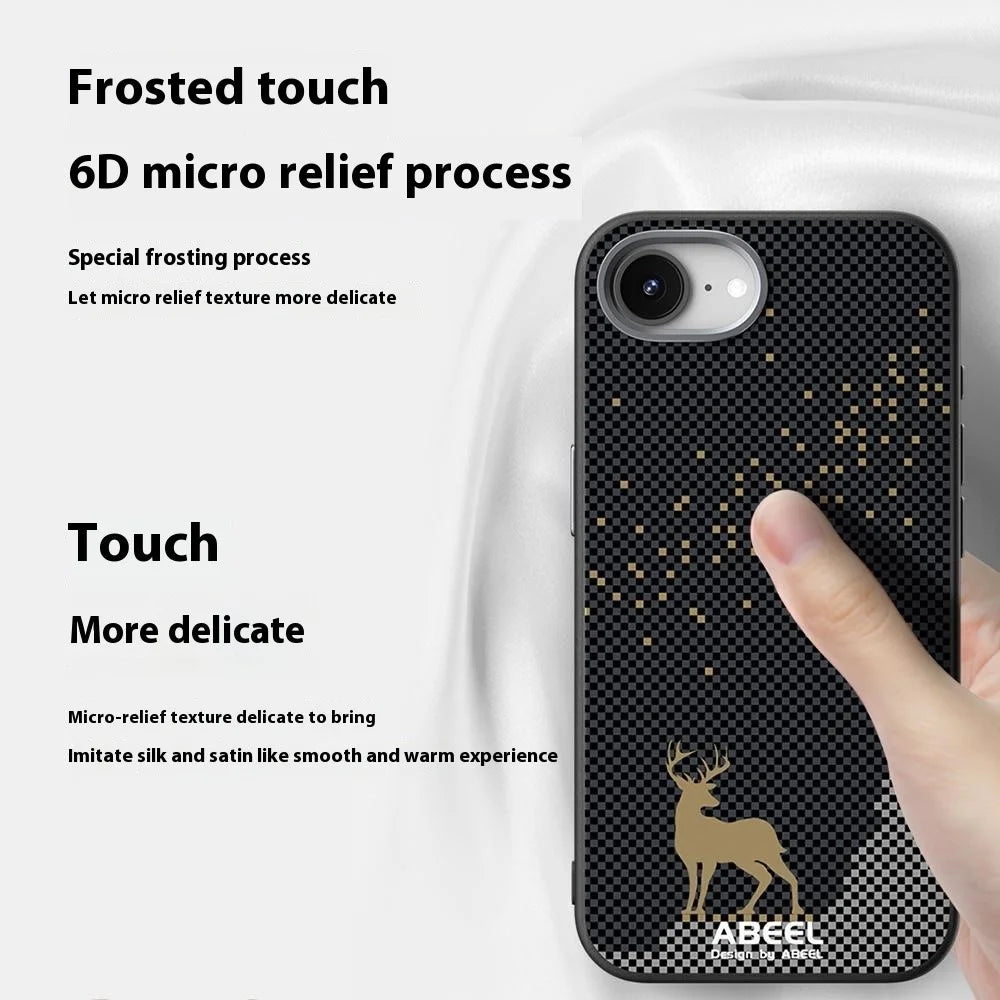 ABEEL For iPhone 17e / 16e Case Compatible with MagSafe Ultra Slim PC TPU Phone Back Cover - The Great Wall - 3
