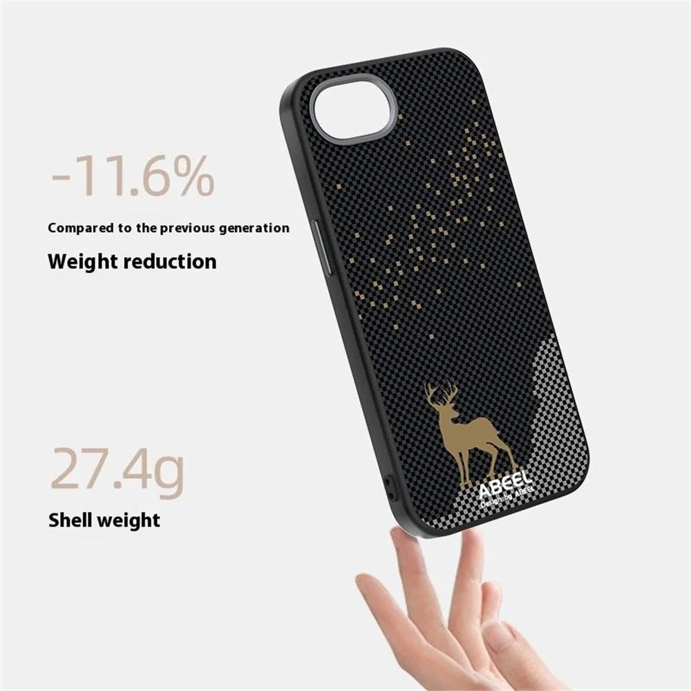 ABEEL For iPhone 17e / 16e Case Compatible with MagSafe Ultra Slim PC TPU Phone Back Cover - The Great Wall - 4