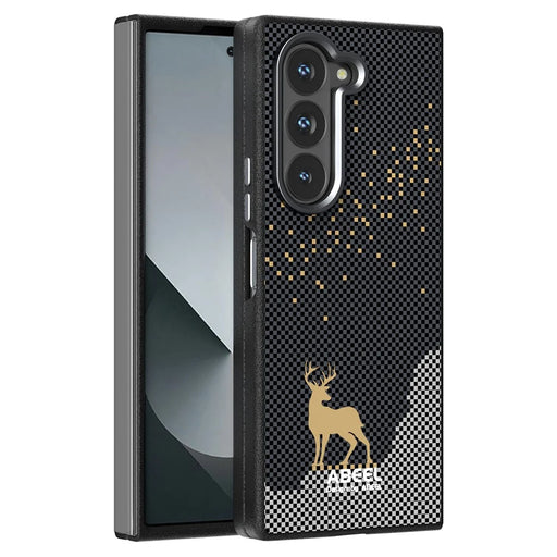ABEEL For Samsung Galaxy Z Fold6 5G Magnetic Case Ultra Slim PC TPU Phone Back Cover - Deer - 1
