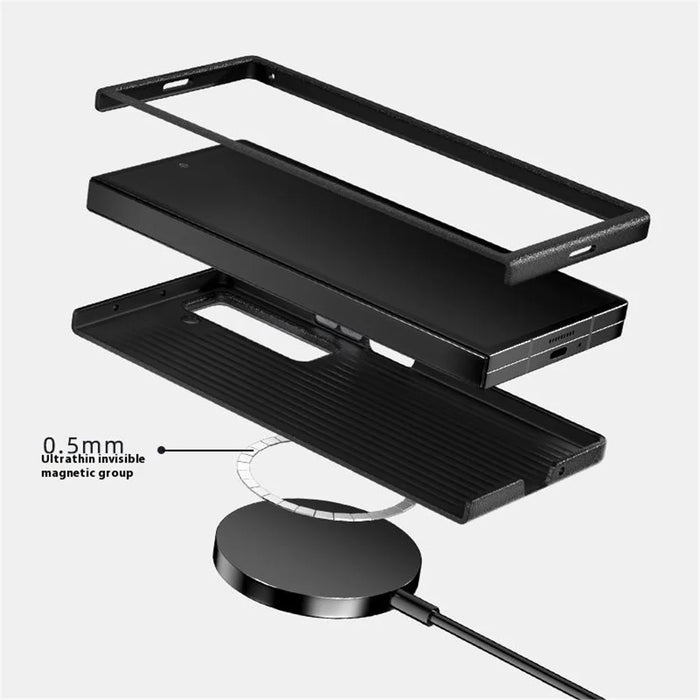 ABEEL For Samsung Galaxy Z Fold6 5G Magnetic Case Ultra Slim PC TPU Phone Back Cover - Deer - 6