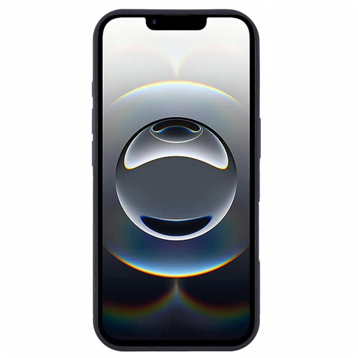 For iPhone 17e / 16e Magnetic Case Large Texture Aramid Fiber + TPU Phone Cover - Black - 2