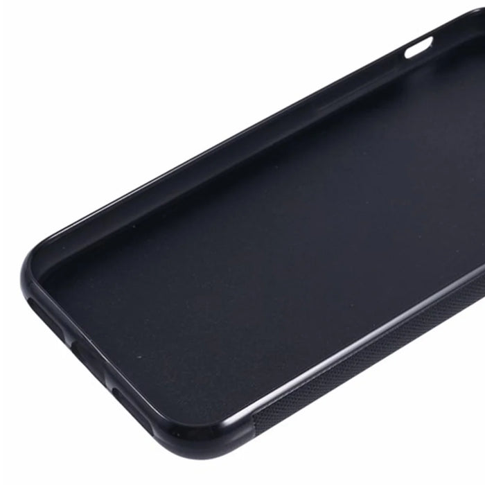 For iPhone 17e / 16e Magnetic Case Large Texture Aramid Fiber + TPU Phone Cover - Black - 3