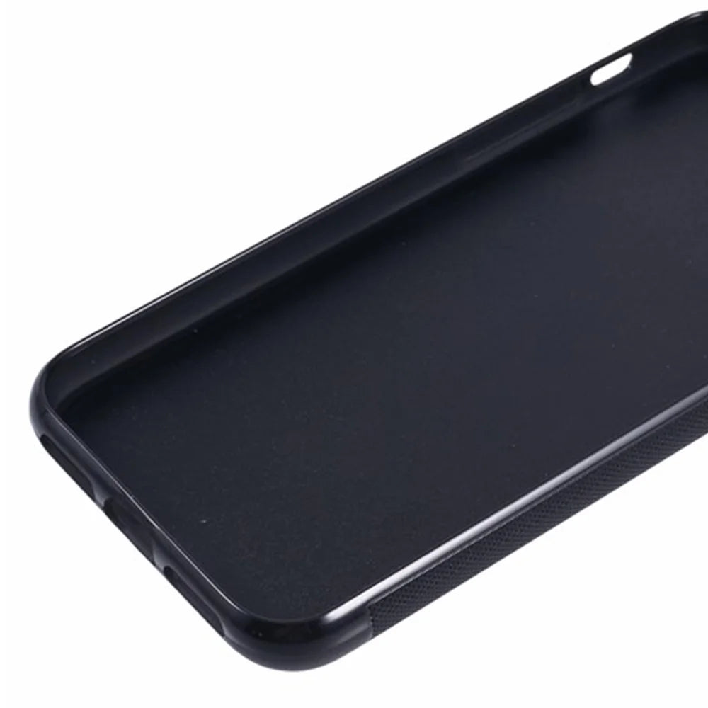 For iPhone 17e / 16e Case Large Forged Texture Aramid Fiber + TPU Phone Cover - Black - 3