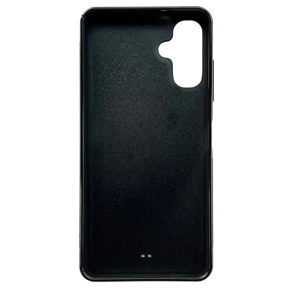For Samsung Galaxy A56 5G Case Calf Texture PU Leather Anti Fingerprint Back Phone Cover - Blue - 5