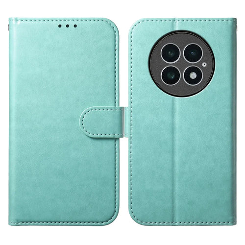 For OnePlus 13 Wallet Phone Case with 8 Card Slot Stand PU Leather Folio Flip Cover - Green - 1