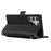 For Samsung Galaxy S25 Ultra Wallet Phone Case Shockproof TPU+PU Leather Flip Cover with Mirror, Strap - Black - 4