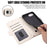 For iPhone 17e / 16e Wallet Case RFID Blocking Litchi Texture Flip Leather Cover with Wrist Strap and Crossbody Strap - Beige - 6