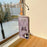 For iPhone 16 Case with Strap Rhinestone Decor Butterfly Design TPU + PC Phone Back Cover - Purple - 3