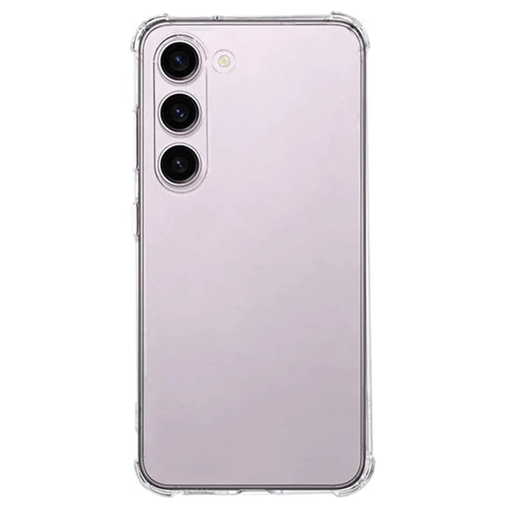 SHANWO For Samsung Galaxy S23+ TPU Clear Case 1.5mm Shockproof Mobile Back Cover - 1