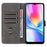 For ZTE Blade A35e (EU) (Z2466) Case Wallet RFID Blocking PU Leather Cover Viewing Stand with Strap - Black - 2