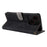 For ZTE Blade A35e (EU) (Z2466) Case Wallet RFID Blocking PU Leather Cover Viewing Stand with Strap - Black - 5