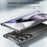 For Samsung Galaxy S25 Ultra Bumper Case Metal Frameless Shockproof Cover with Camera Lens Protector - Black - 3