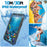 IP68 Waterproof Phone Case for iPhone 16 Pro Max Metal + Silicone Cover with Screen Protector - Black - 3