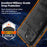 IP68 Waterproof Phone Case for iPhone 16 Pro Max Metal + Silicone Cover with Screen Protector - Black - 6