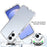 For Samsung Galaxy S25 Edge Case TPU PC 2 in 1 Dropproof Clear Phone Cover - 3