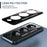 For Samsung Galaxy Z Fold4 5G Case Foldable Kickstand Skin-Touch PC Phone Cover Built In Screen Protector - Dark Blue - 2
