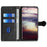 For Realme 14 Pro 5G Case Leather Wallet Phone Cover with Straw Hat Magnetic Clasp - Black - 2