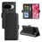 For Google Pixel 10 Case Calf Texture Leather Wallet Phone Cover - Black - 1