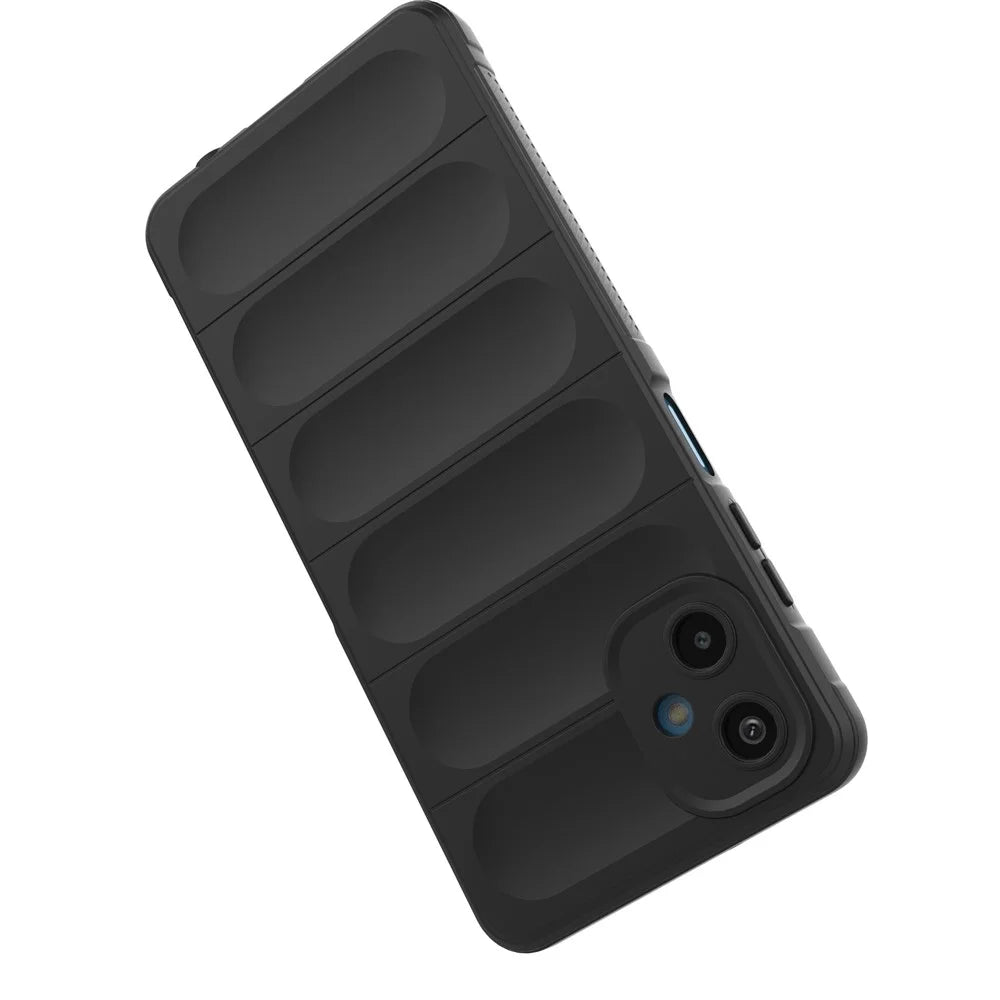 For Samsung Galaxy F06 5G  /  M06 5G Case Anti-Drop Soft TPU Rugged Phone Back Cover - Black - 4