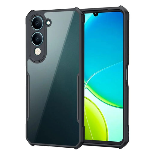 XUNDD For vivo Y29s 5G / Y04 4G Case Dropproof TPU + Acrylic Clear Back Phone Cover - 1