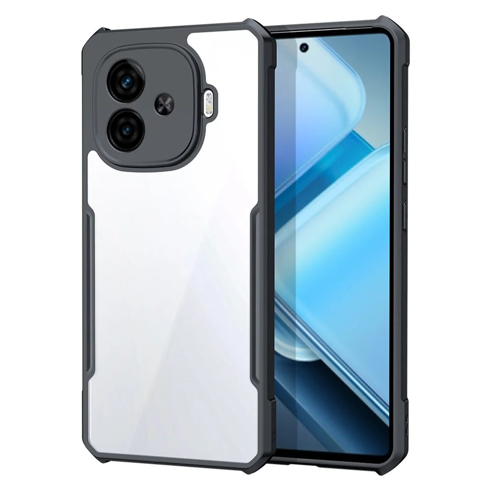 XUNDD For vivo iQOO Neo 10R 5G / Z9 Turbo 5G Case Dropproof TPU + Acrylic Clear Back Phone Cover - 1