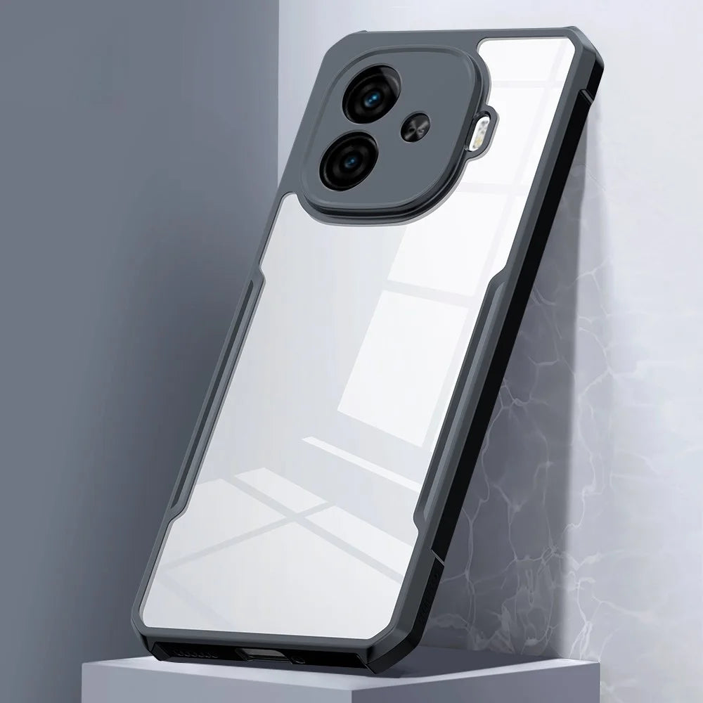 XUNDD For vivo iQOO Neo 10R 5G / Z9 Turbo 5G Case Dropproof TPU + Acrylic Clear Back Phone Cover - 3