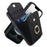 For iPhone 17e / 16e Case RFID Blocking Card Bag Leather + TPU Crossbody Phone Cover with Ring Kickstand - Black - 2